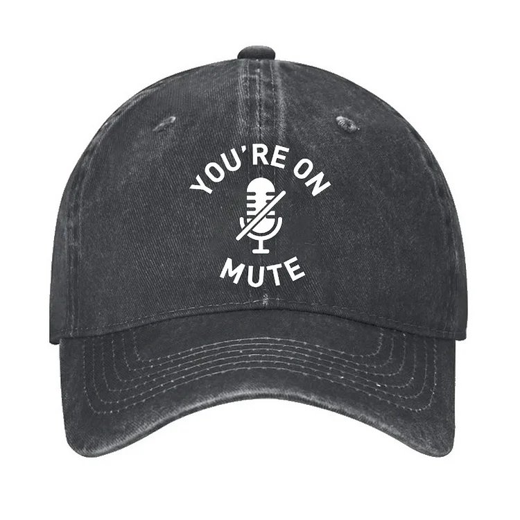 You're On Mute Funny Hat socialshop