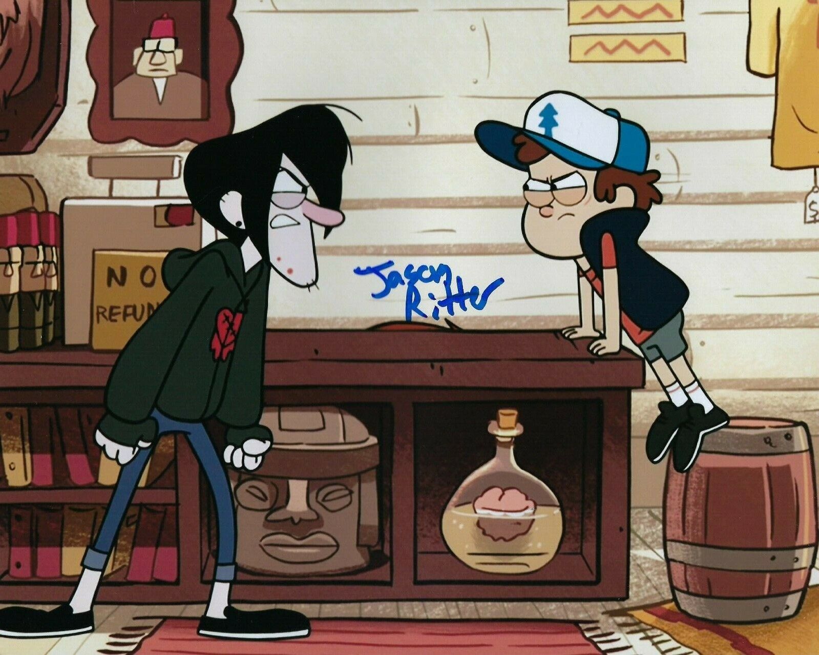 GFA Gravity Falls 'Dipper' * JASON RITTER * Signed Autograph 8x10 Photo Poster painting MH8 COA