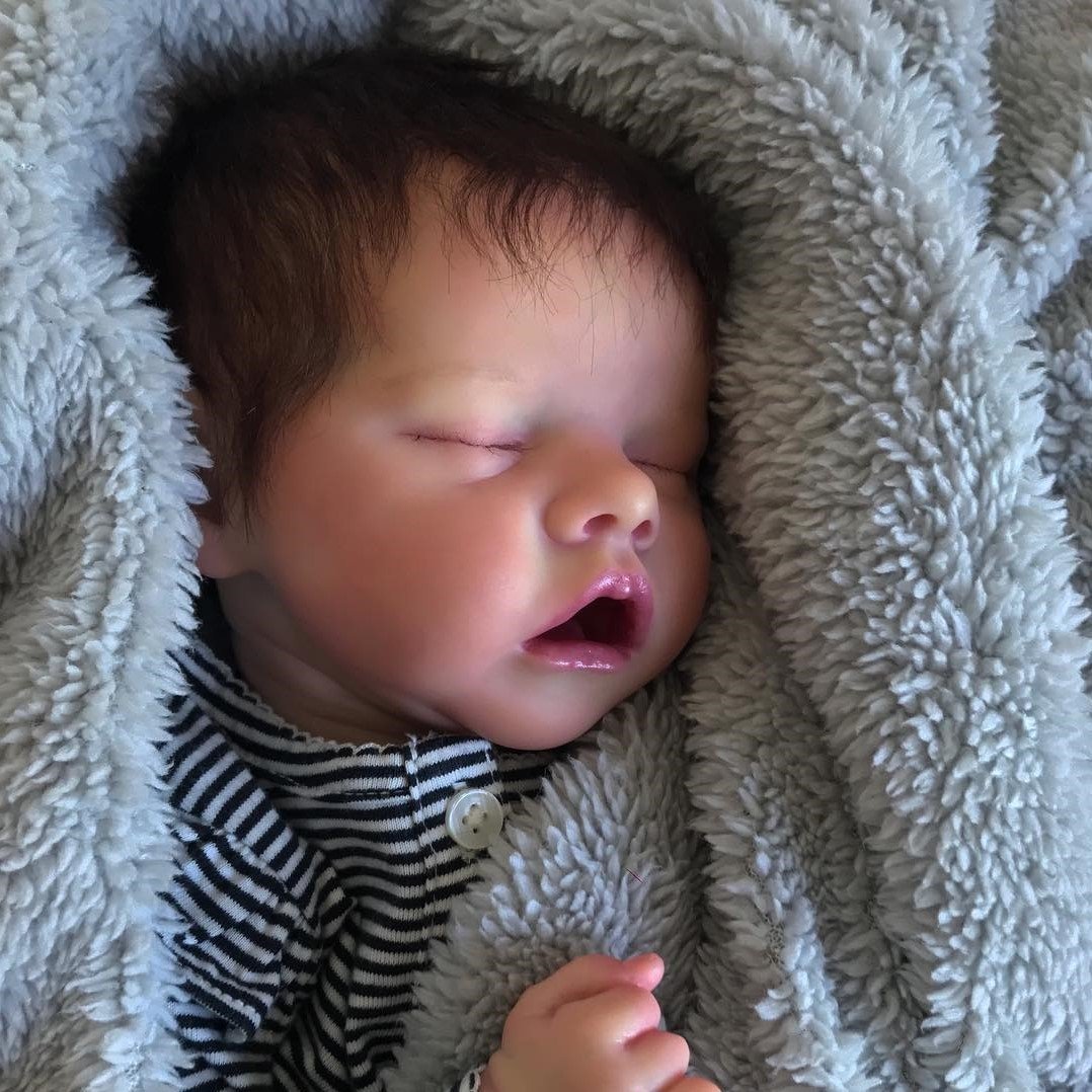 17 '' Real Lifelike Mack Reborn Baby Doll Girl