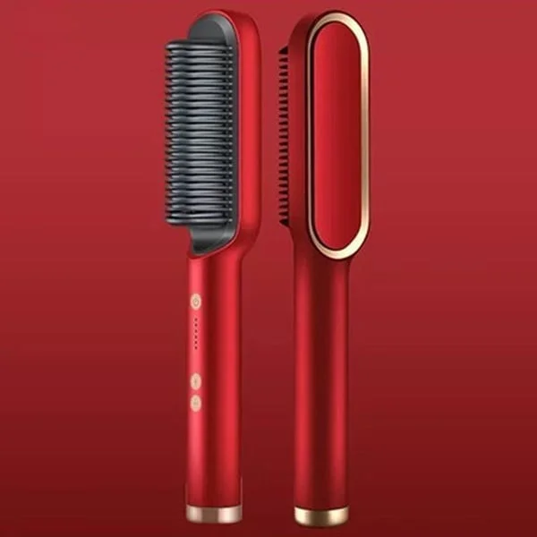 Professional Hair Straightener Tourmaline Ceramic Hair Curler Brush Hair Comb[Buy 2 Free Shipping]