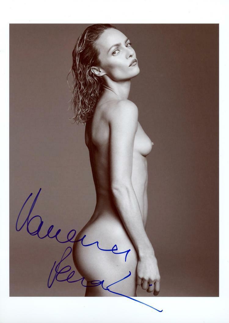 VANESSA PARADIS Signed Photo Poster paintinggraph - Sexy Singer / Actress / Model - preprint