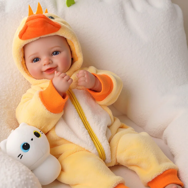 Babeside Smiling Reborn Baby Gavin&nbsp;17" Poseable & Structured Newborn Boy Healing of the Heart