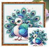 Animal Full 18CT 2 Strands DIY Stamped Embroidery Needlepoint Starter Kits 7.87x7.87inch Cross Stitch Art and Crafts Kits for Beginners Adults Home Decor