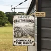 【Pre-order Until March 10】Personalized Tractor Down At The Barn Customized Classic Metal Signs