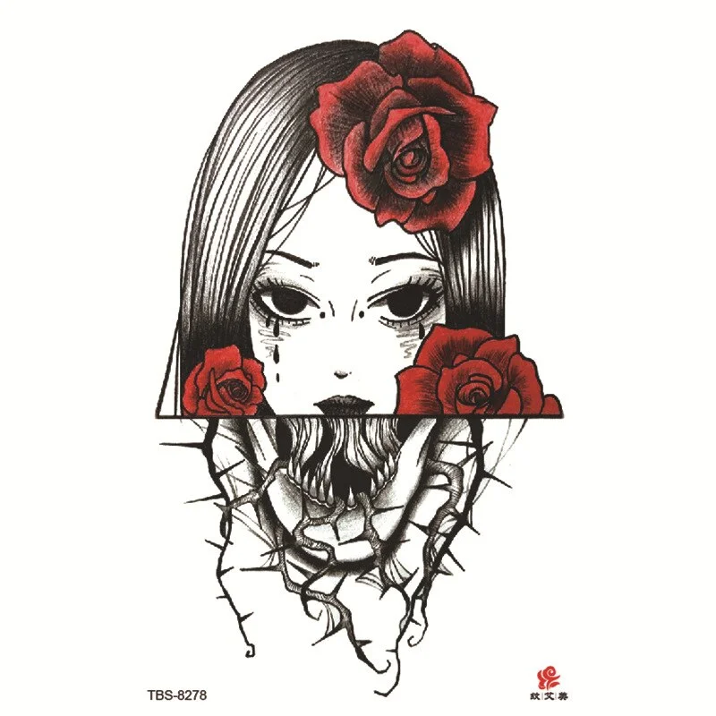 Tattoo Sticker Totem Symbol Temporary Tattoo Waterproof Sexy Body Art Fashion