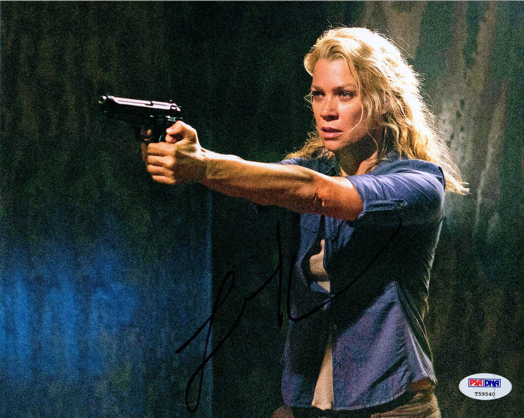 Laurie Holden SIGNED 8x10 Photo Poster painting Andrea The Walking Dead PSA/DNA AUTOGRAPHED