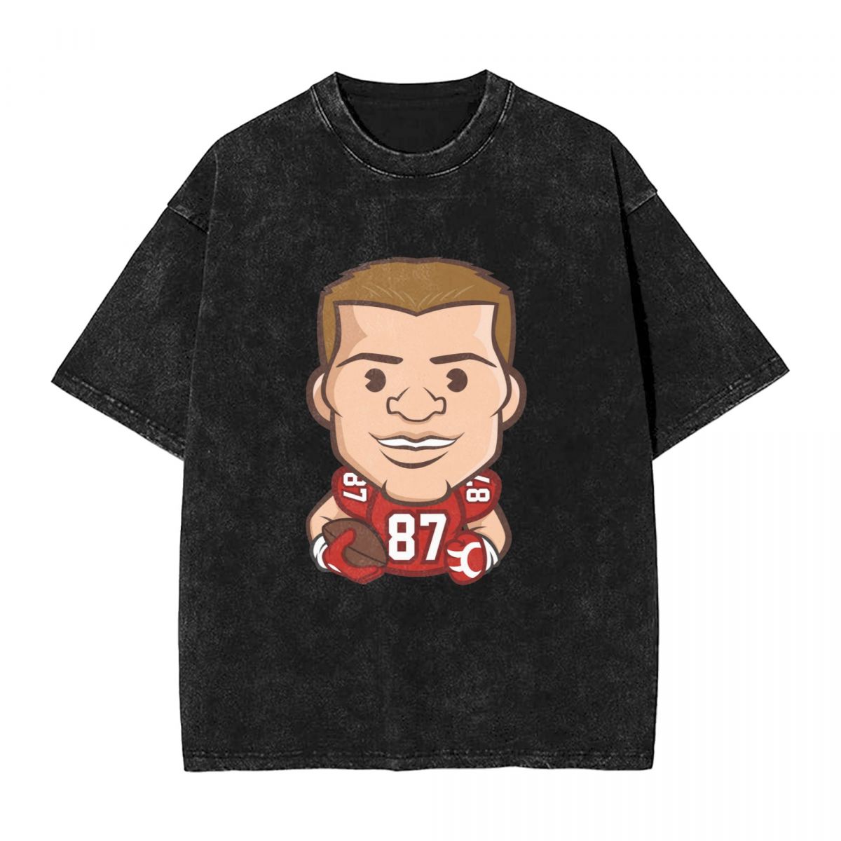Tampa Bay Buccaneers Rob Gronkowski Emoji Men's Vintage Oversized T-Shirts