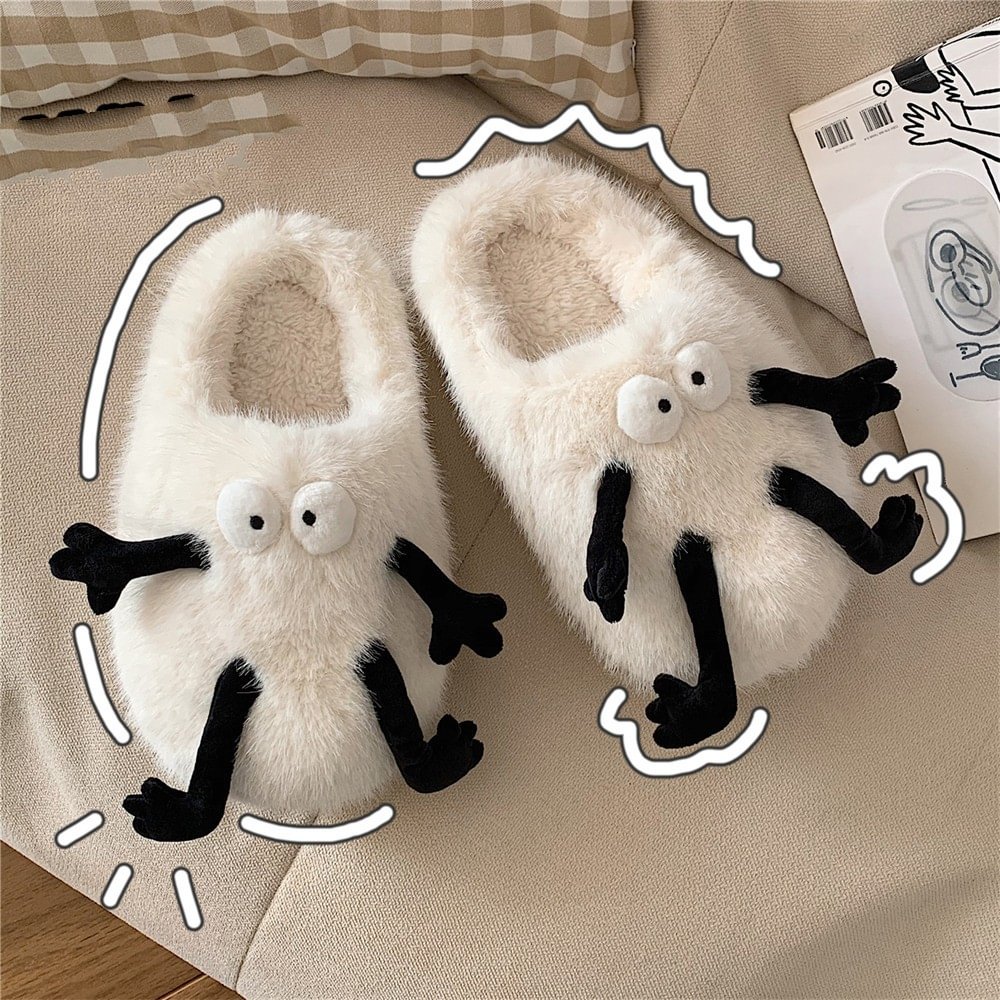 Feeling Like Stepping On Feces At Home Soft Soled Moon Shoes Plush-PABIUYOU- Women's Fashion Leader
