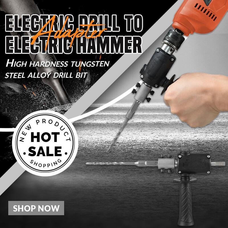 ?Christmas Sale - 45% off?Electric Drill To Electric Hammer Adapter