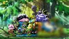 Sleeping Series 009 Gengar Family - Pokemon Resin Statue - DM Studios