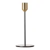 3PCS Black & Golden Candle Stick Set Home Wedding Table Decor