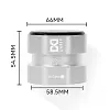 Heavy - Duty No.8 Gravity Coffee Distributor and Tamper Set, 58mm Universal