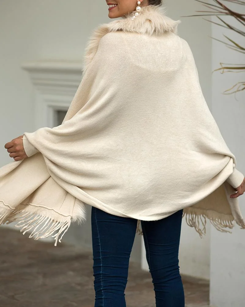 Solid Color Stylish Vintage Long Sleeve Batwing Sleeve Sweater Cardigans