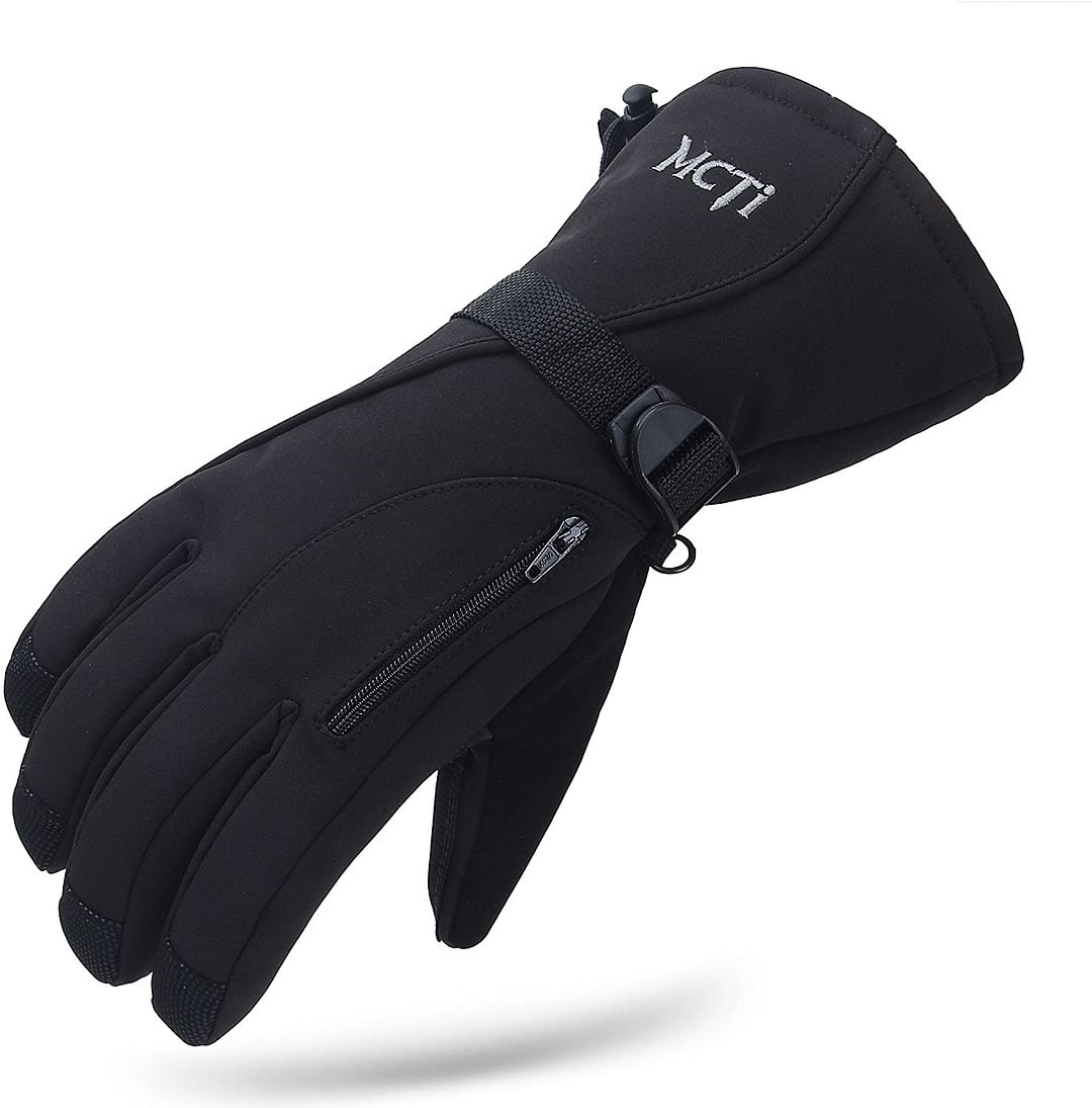 Waterproof Mens Ski Gloves Winter Warm 3M Thinsulate Snowboard Snowmobile Cold Weather Gloves