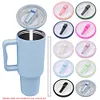 40Oz Tumbler Flip Straw Lid Replacement Spill Proof Cover for Stanley 40oz Mug