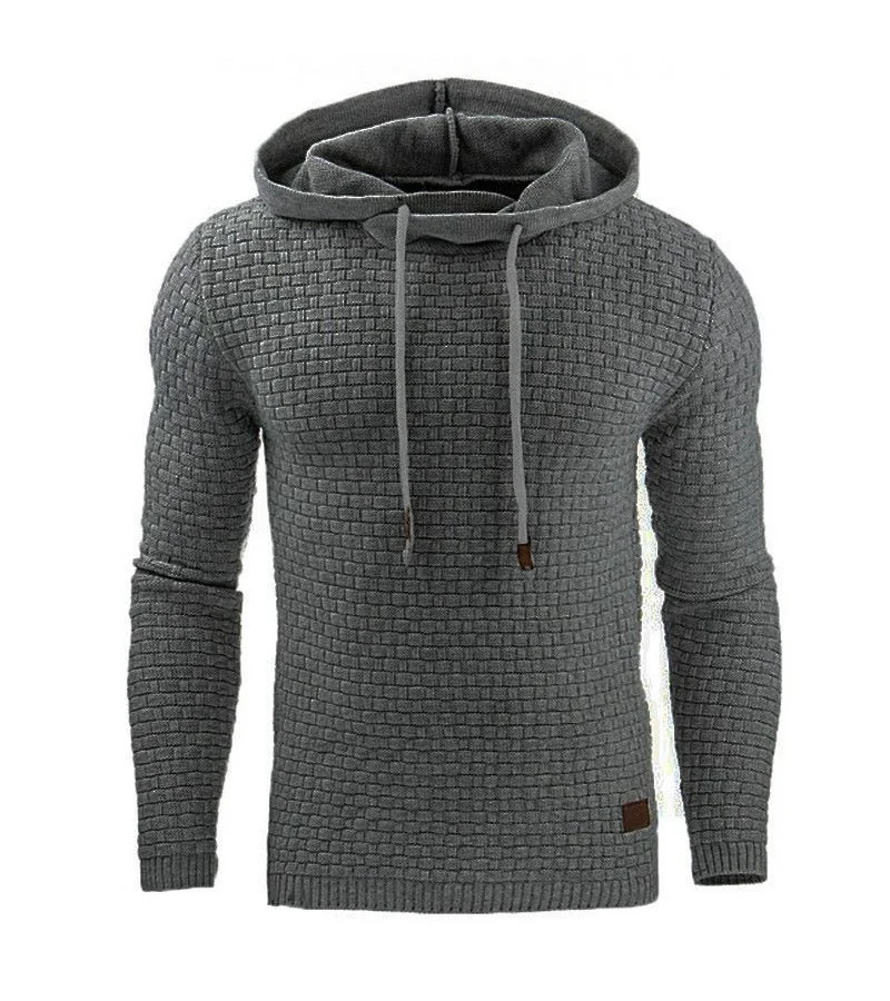 Men Solid Color Casual Hoodie S-5XL
