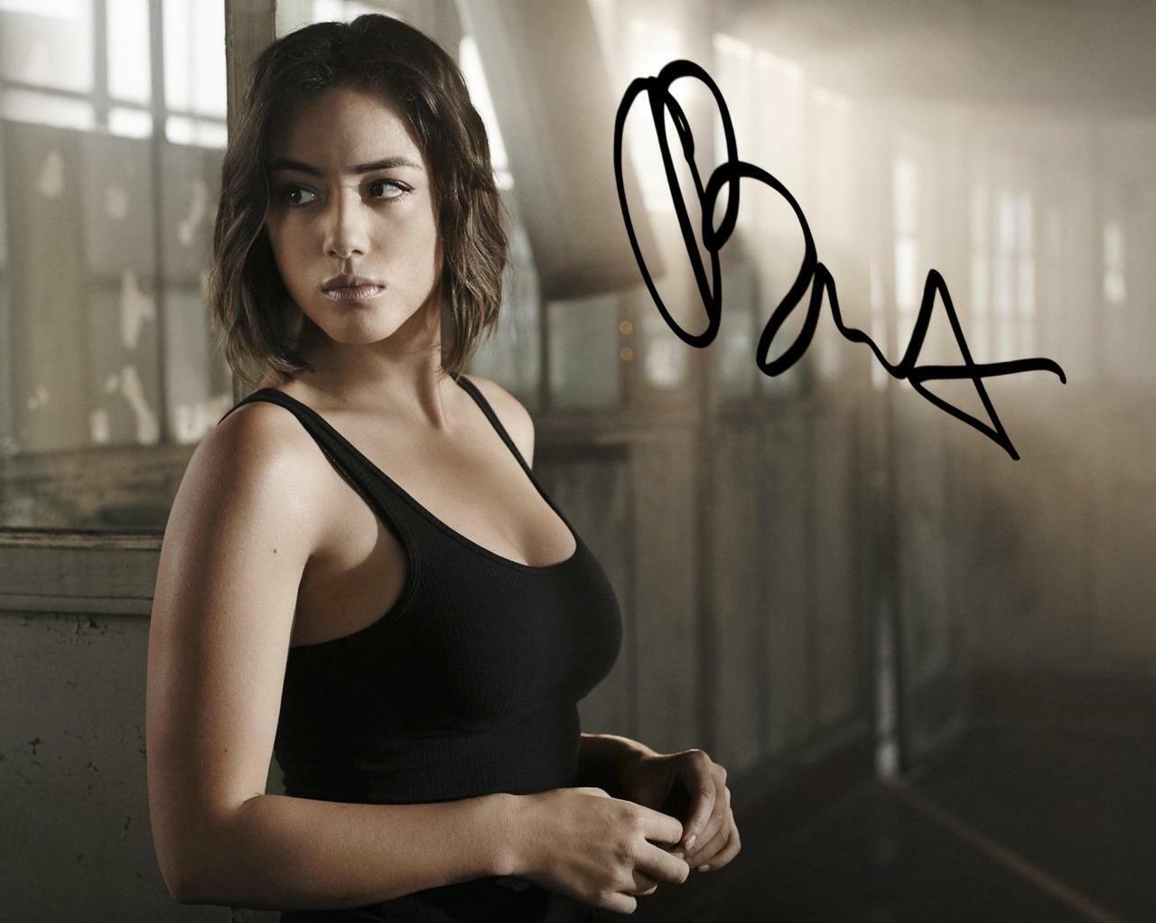 CHLOE BENNET Agents of Shield TV series SIGNED AUTOGRPHED 10X8 REPRO Photo Poster painting PRINT