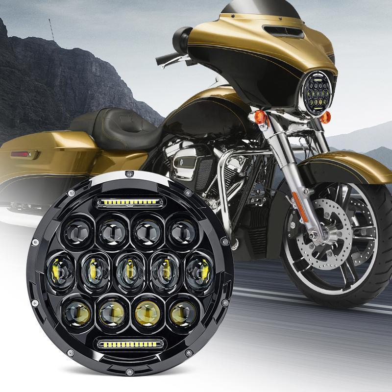 7" 75W LED Projector Headlight w/ DRL
