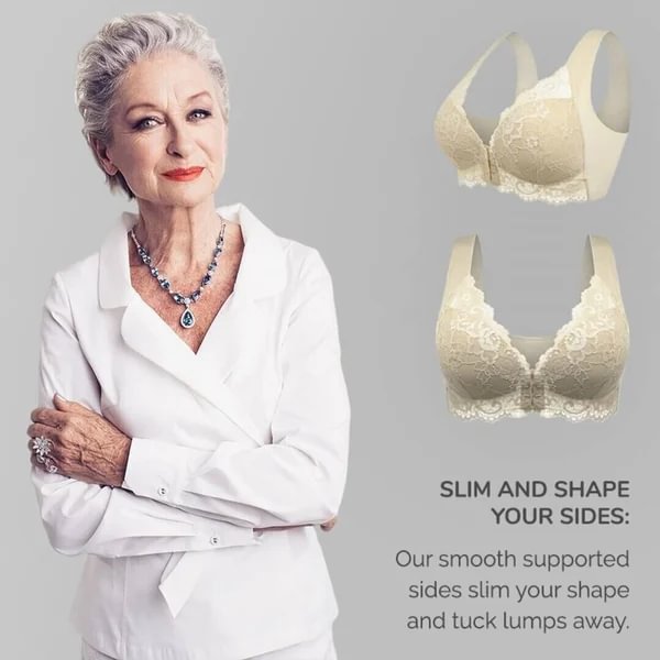 FRONT CLOSURE BREATHABLE '5D' SHAPING PUSH UP BRA