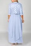 Plus Size Mother of The Bride Jacket Maxi Dress