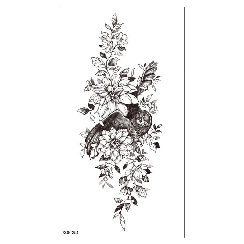 Lion King Waterproof Temporary Tattoo Stickers Body Art Fake Tatoo Animal Realistic Tribal Tiger Arm Sleeve transferable tattoo