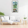Four Seasons In Forest-14CT Stamped Cross Stitch 18*38cm/7.09*14.96in