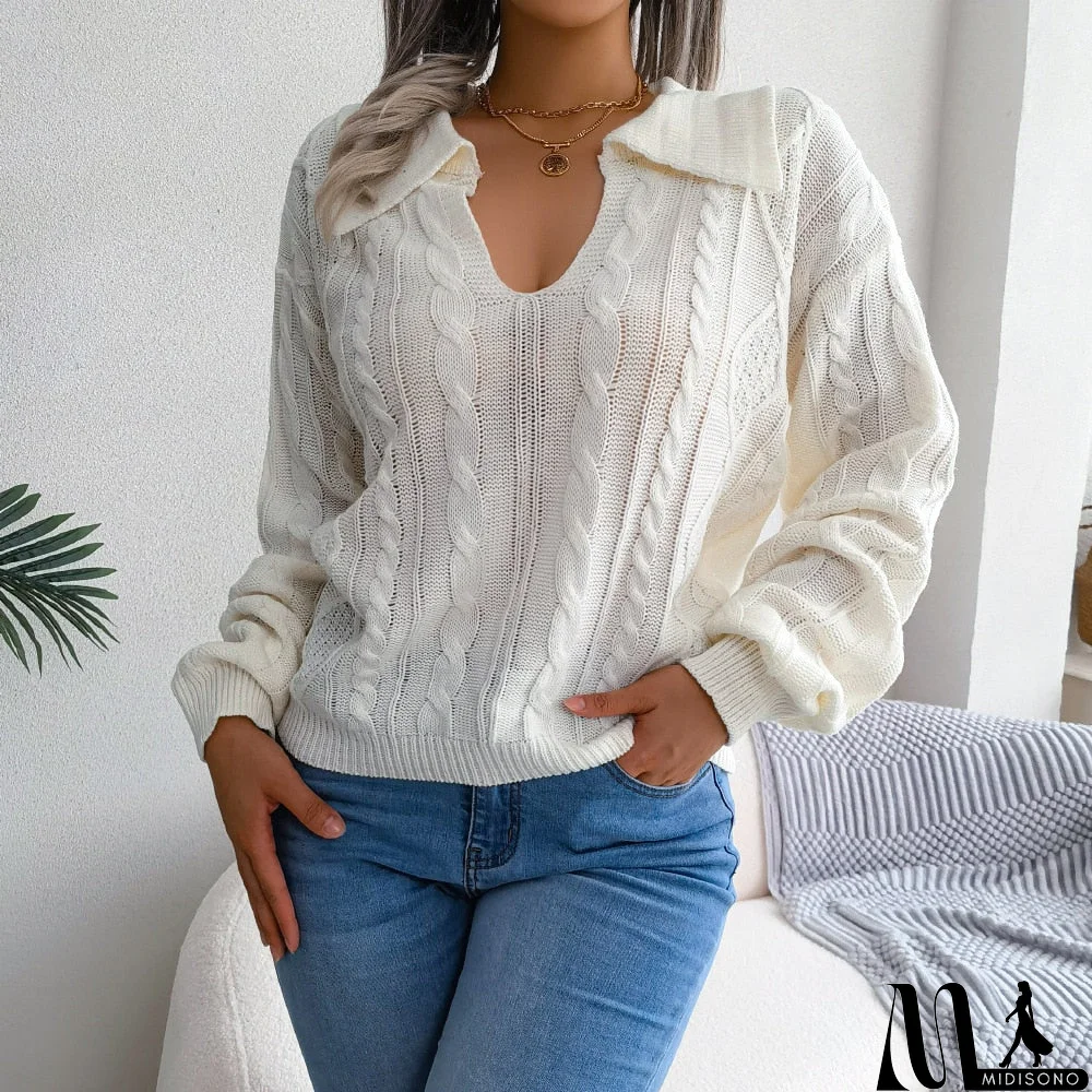 MidiSono - Timeless and Elegant winter Pullover