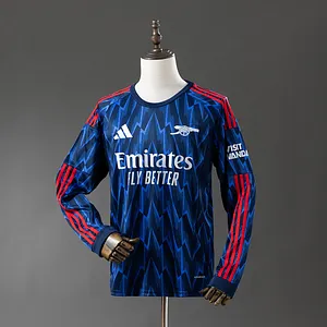 2025/2026 Long Sleeve Arsenal Away Football Shirt 1:1 Thai Quality