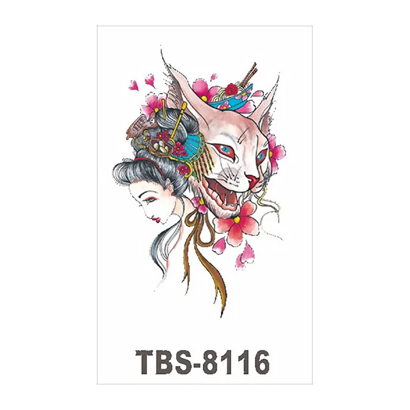 Temporary Tattoo For Women Stickers On The Chest Fashion Fake Tattoos Woman Tatoo Sticker Tatoos Men Body Art Waterproof Tattoo