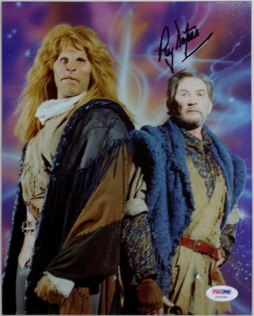 Roy Dotrice Signed Beauty And The Beast 8x10 Photo Poster painting PSA/DNA B Auto