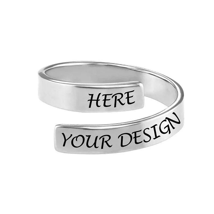 Personalized Design Wrap Ring