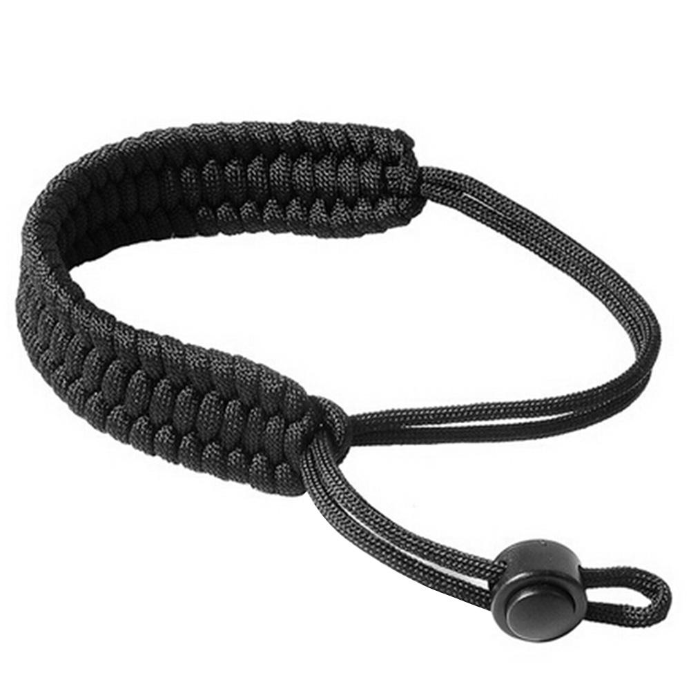 

Braided Paracord Wrist Strap Lanyard for Canon Nikon Sony DSLR SLR Camera, Black, 501 Original