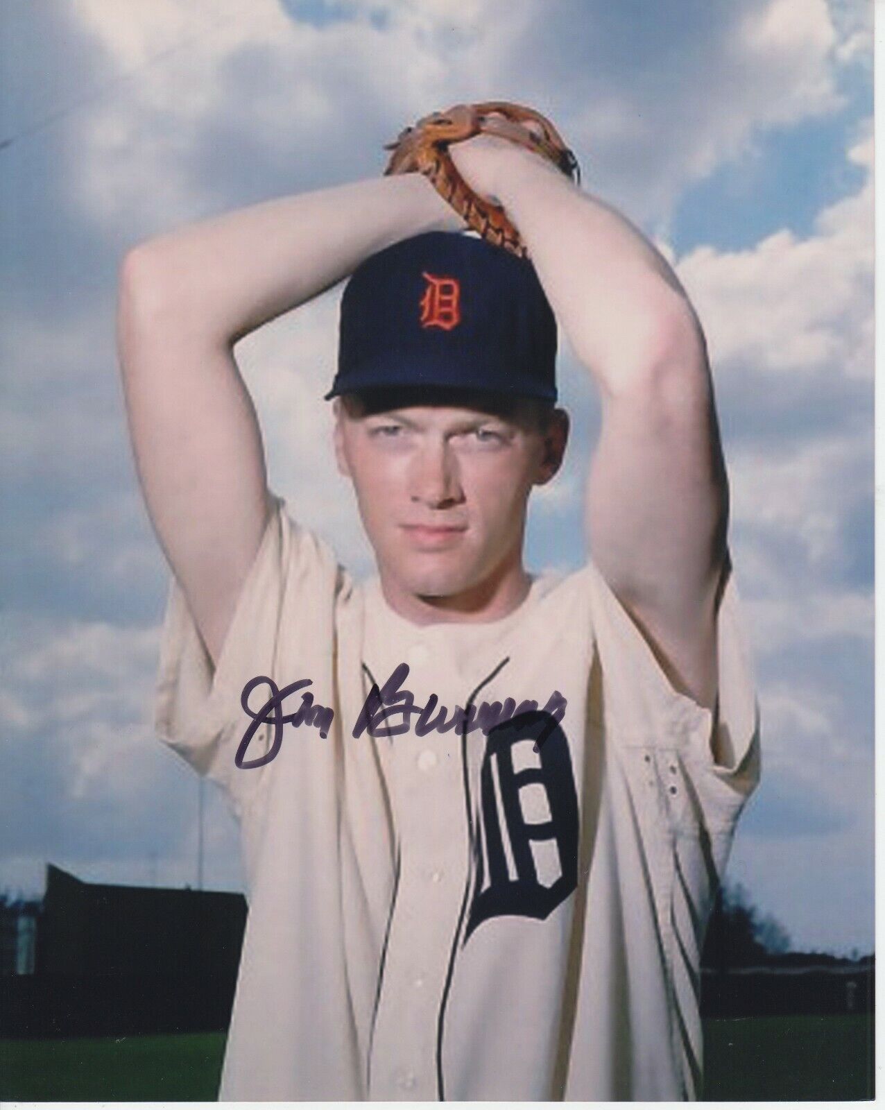 Jim Bunning #1 8x10 Signed Photo Poster painting w/ COA Detroit Tigers