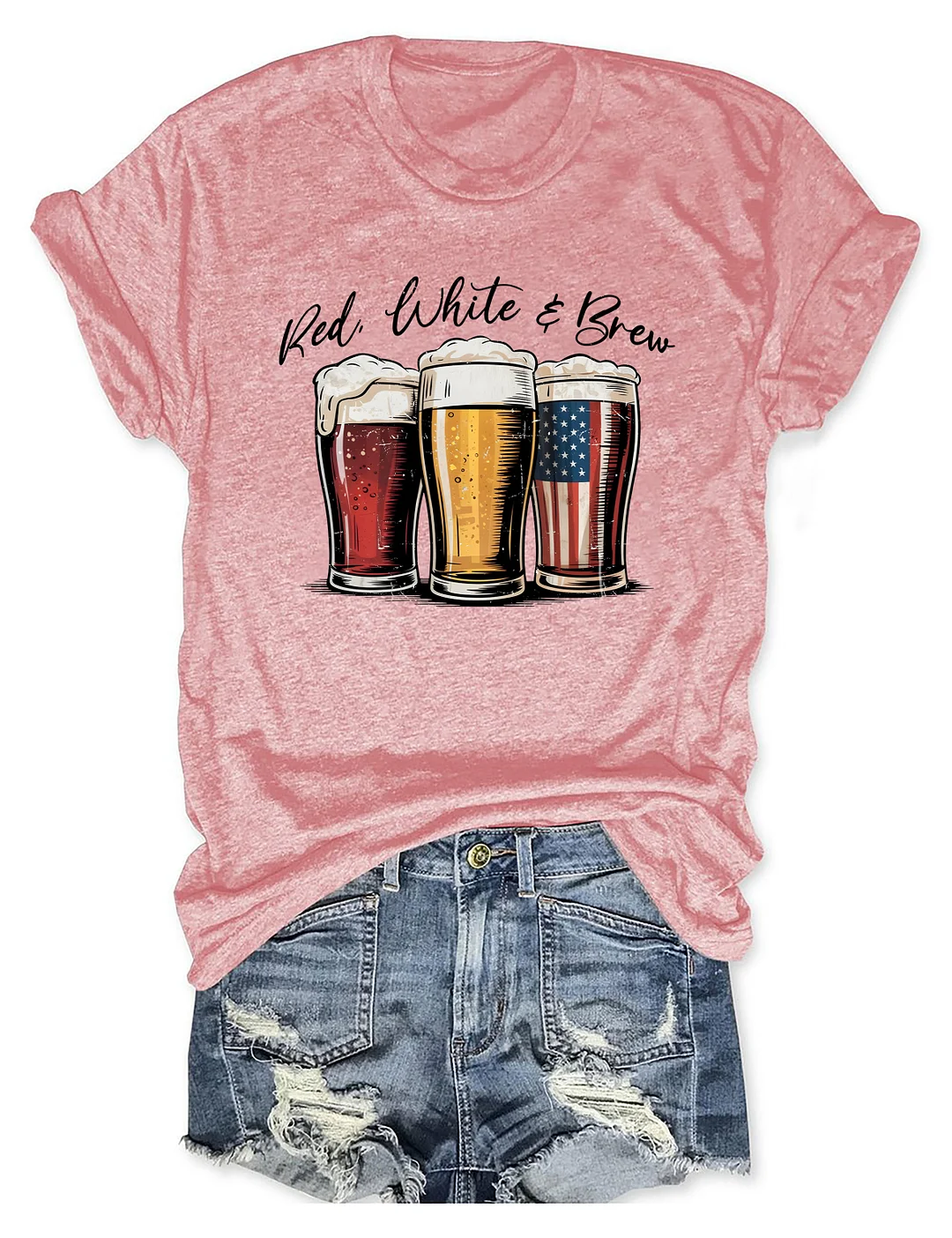 Red White And Brew T-shirt