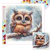 Owl-Full Square Diamond Painting(35x35cm)