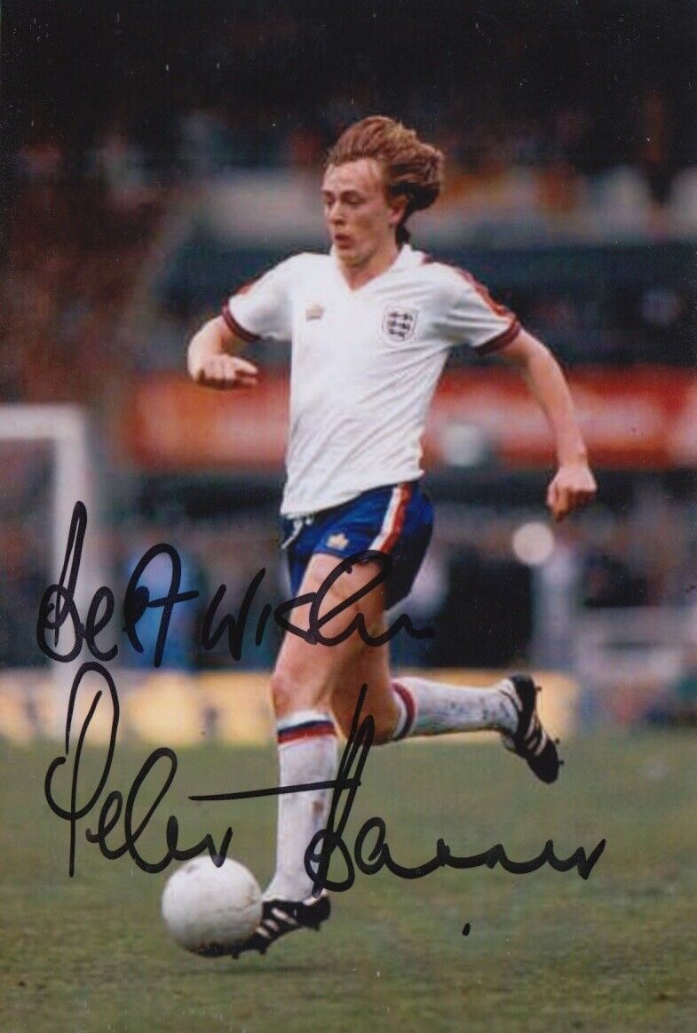 PETER BARNES HAND SIGNED 6X4 Photo Poster painting ENGLAND FOOTBALL AUTOGRAPH 2