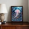 Diamond Painting-DIY Special Shaped Drill Pearl Painting Jellyfish(30x40cm)