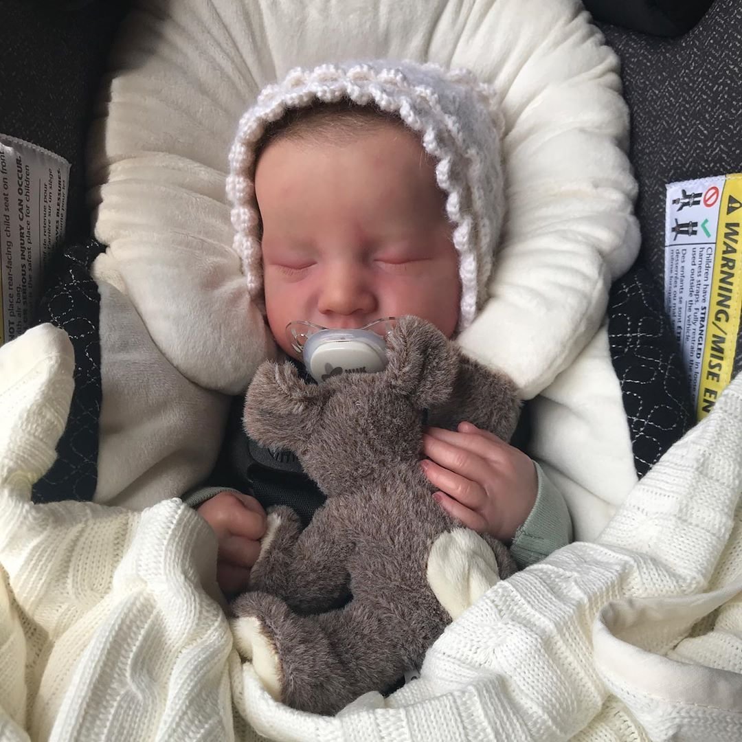 12'' Newborn Boy Sleeping Reborn Baby Dolls Nidya by Creativegiftss® Exclusively 2023 -Creativegiftss® - [product_tag] Creativegiftss®