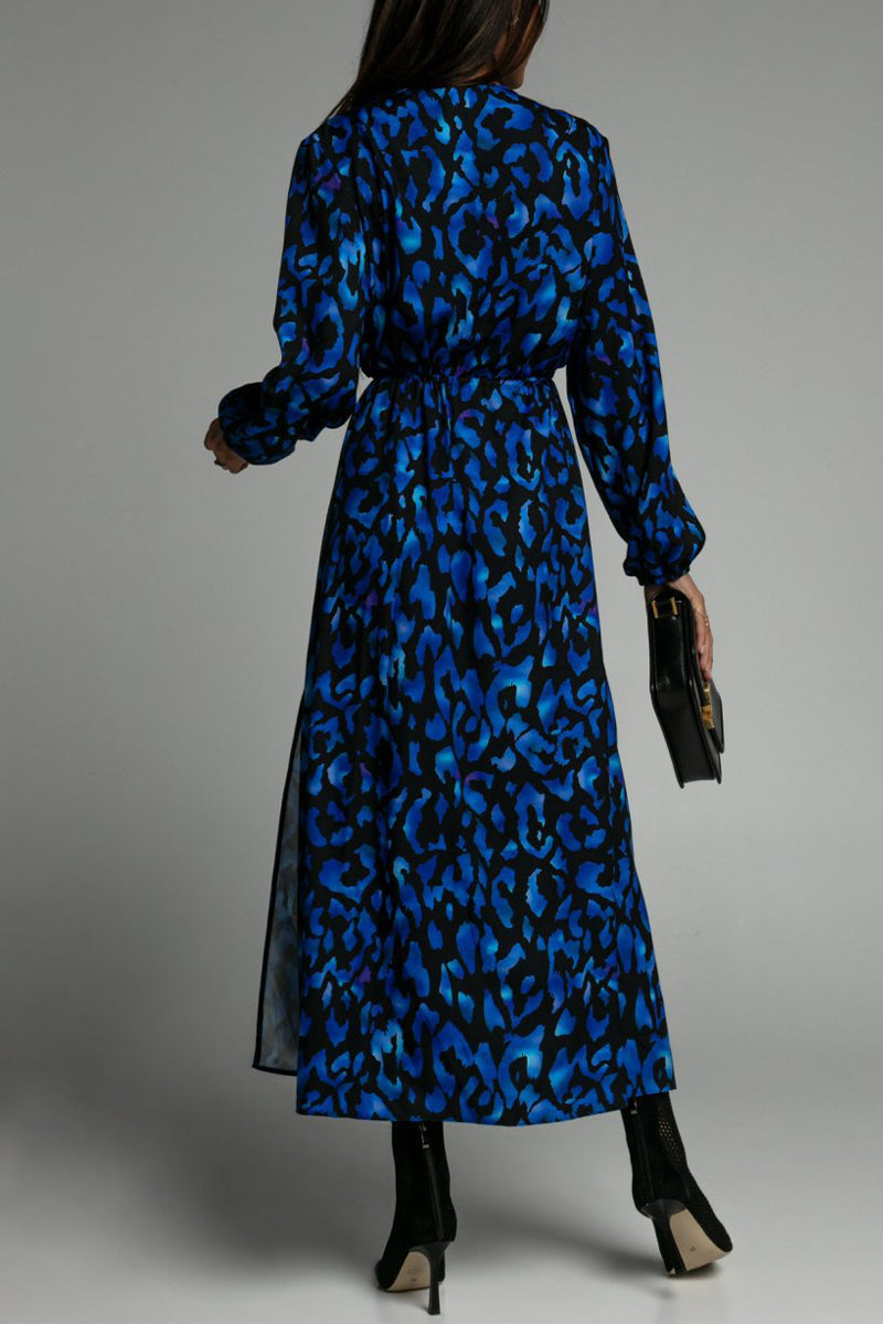 Elegant Print Solid Color A Line Dresses(3 Colors) main image 1