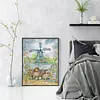 Wild Duck Full Stamped Cross Stitch 14CT 2-Strand 31x43cm Backstitch