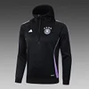 Joyfball 2024 Germany Half-Pull Hat Style Training Suit Black Football Shirt 1:1 Thai Quality