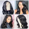 Black Brazilian Long Body Water Wave Wig