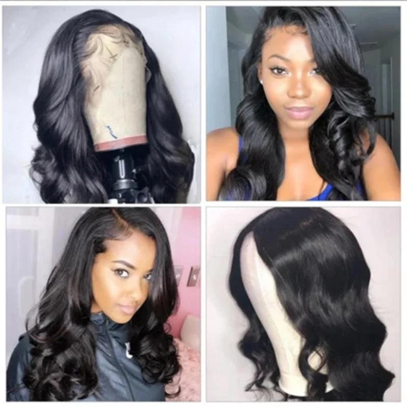 Black Brazilian Long Body Water Wave Wig