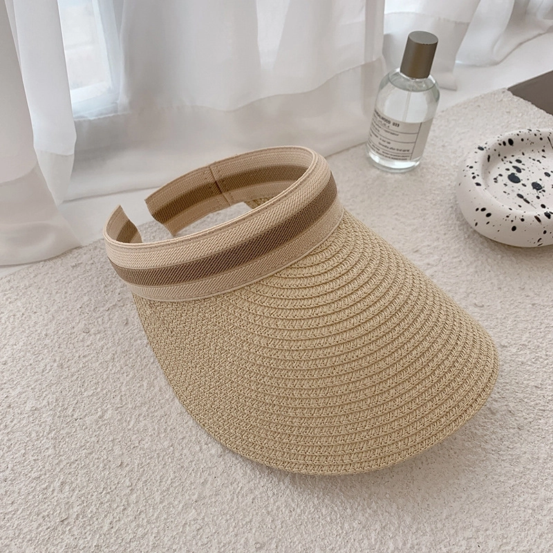 Women’s Casual Solid Color Curved Eaves Sun Hat