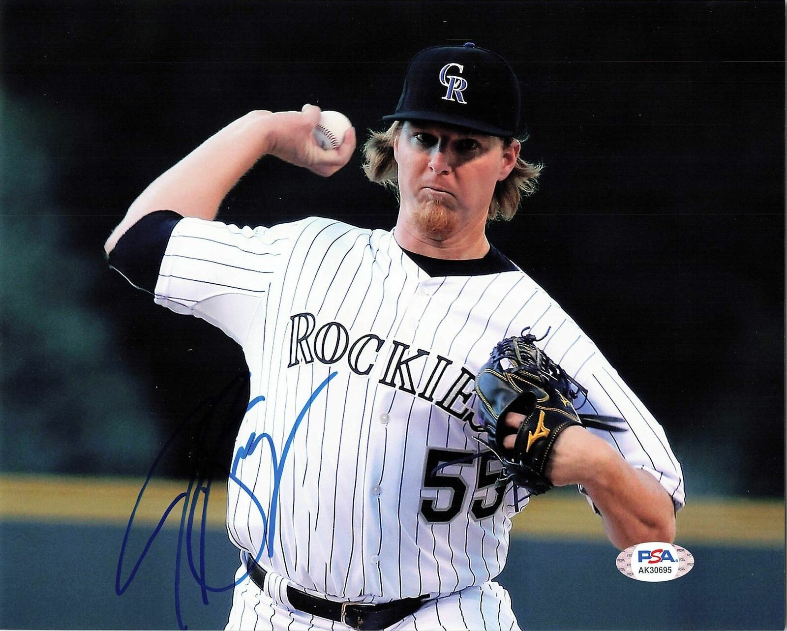 JON GRAY signed 8x10 Photo Poster painting PSA/DNA Colorado Rockies Autographed