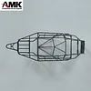 AMK Steel Tube Protective Frame with Metal Chassis Roll Cage Shockpoof 1/10 RC Crawler Body for Axial RR10 Bomber 90053 90048 Rock Racing Rig Upgrade Parts