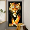 (Stamped/Counted) King Of Beasts - 14CT Cross Stitch 45*84cm/17.72*33.07in (Big Size)
