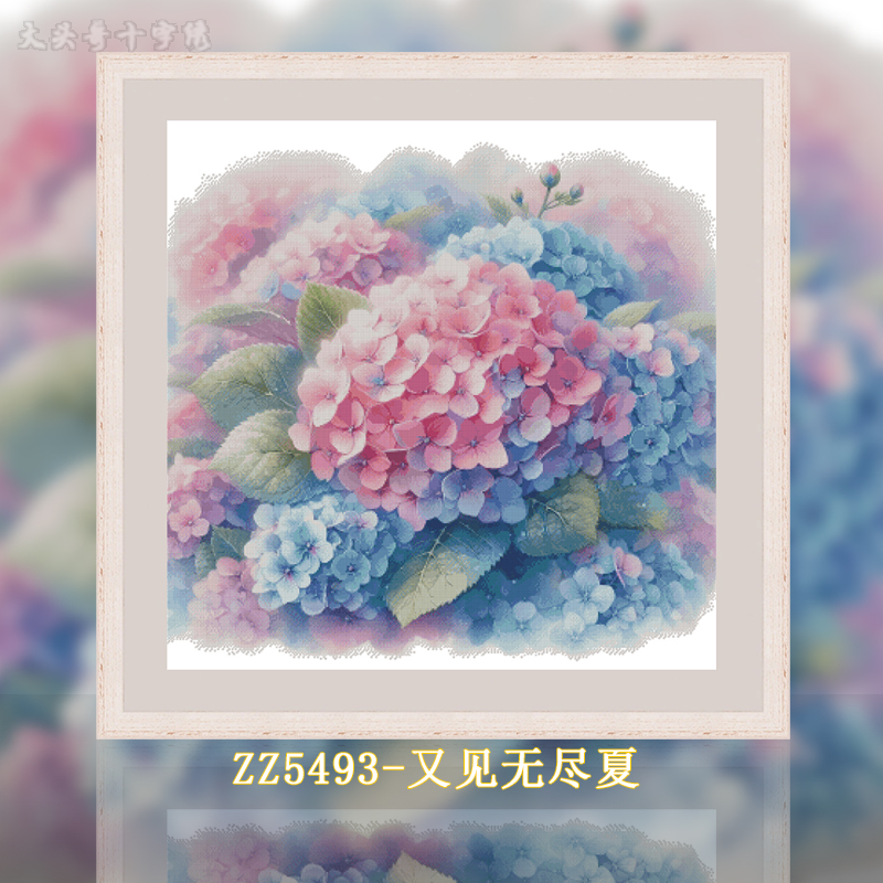 [ZZ5493-See Endless Summer Again]  Painting Fairy Cross Stitch