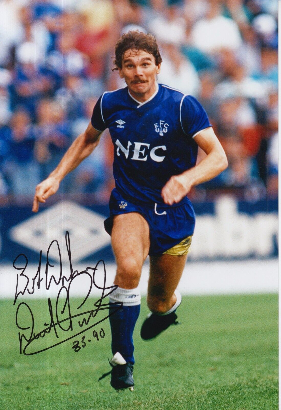 Neil Pointon Hand Signed Everton 12x8 Photo Poster painting.