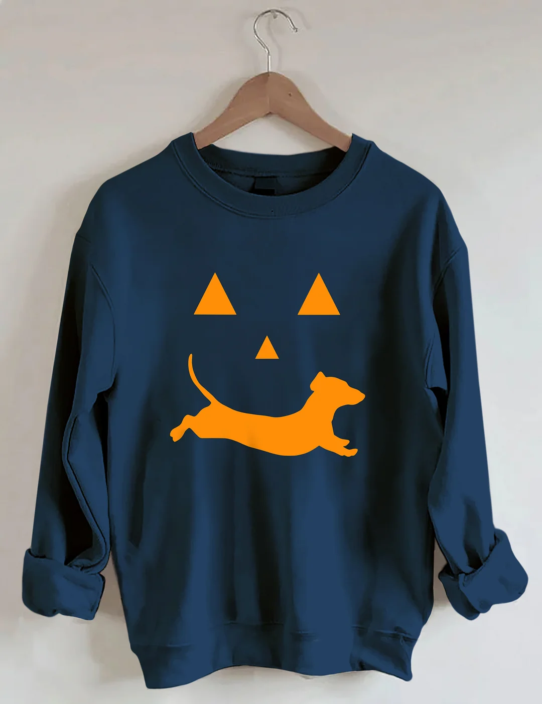 Dachshund And Halloween Sweatshirt
